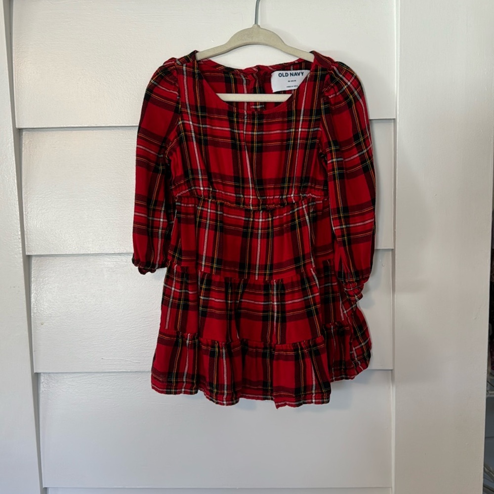 Plaid old navy dress
